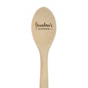 Koyal Wholesale "Grandma's Kitchen" Laser Engraved Wooden Mixing Spoon KOYA1949